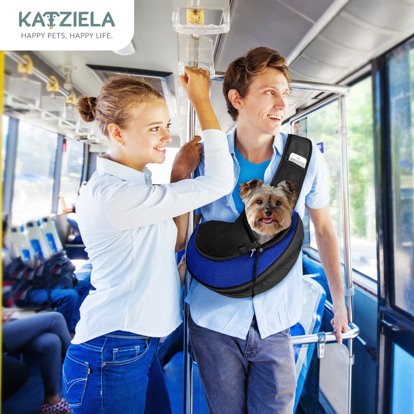 Expandable Sling Bag - Front Shoulder Pet Carrier