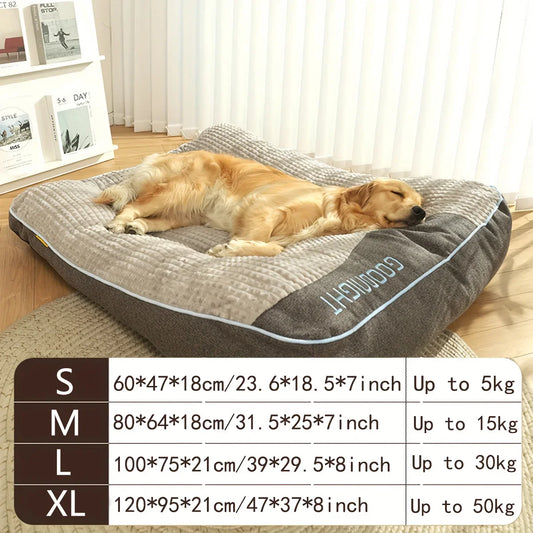 Orthopedic Extra Thick Dog Bed For Large Dogs Durable Kennel Cushion