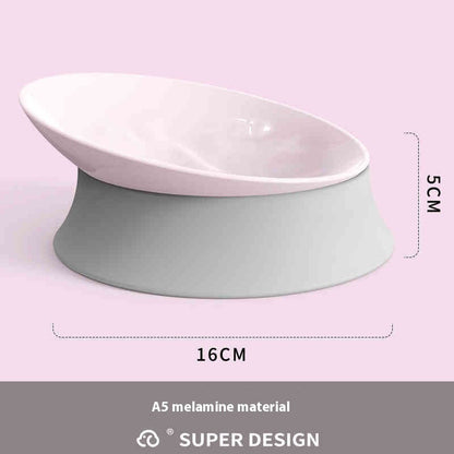 Pet Protective Cervical Spine Drinking Bowl Cat Dish