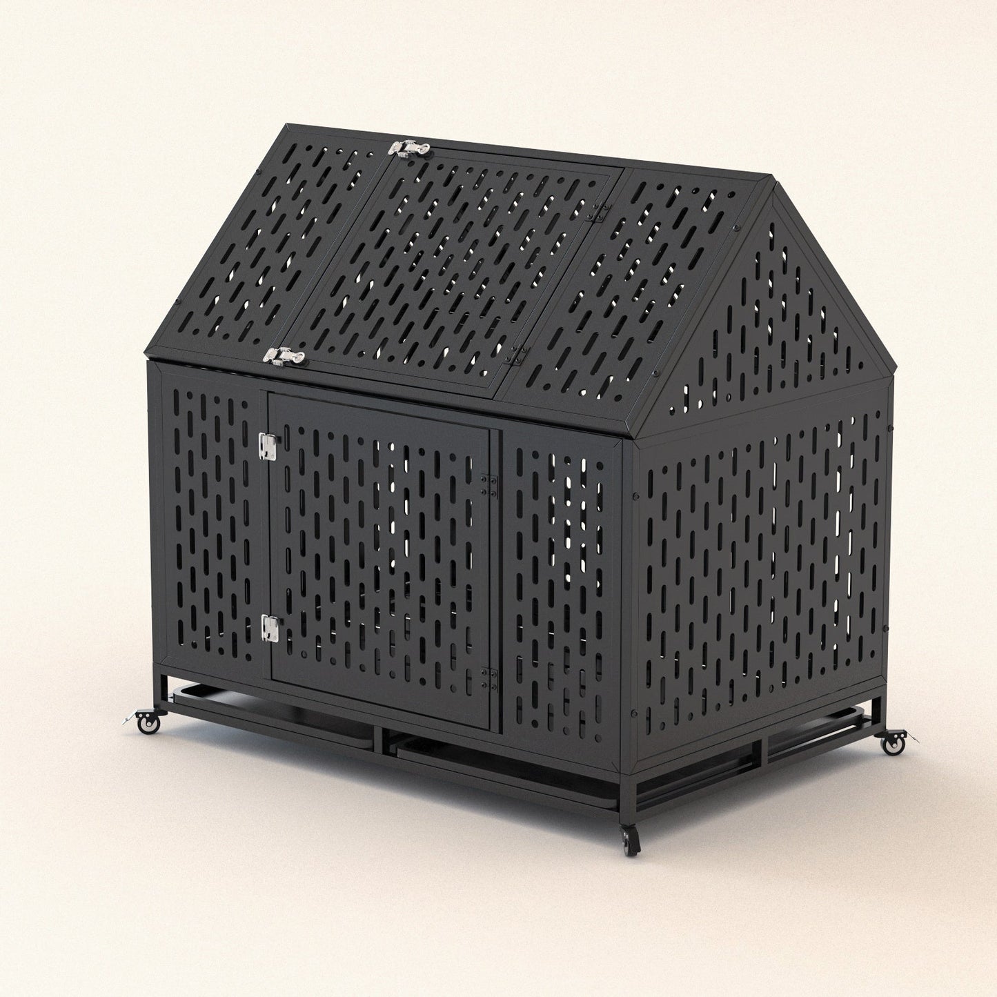 45-inch Heavy Duty Dog Crate for Large Breeds - Durable Pet Kennel