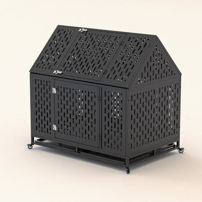 45-inch Heavy Duty Dog Crate for Large Breeds - Durable Pet Kennel