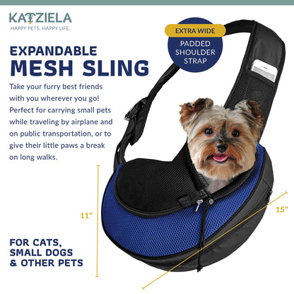 Expandable Sling Bag - Front Shoulder Pet Carrier