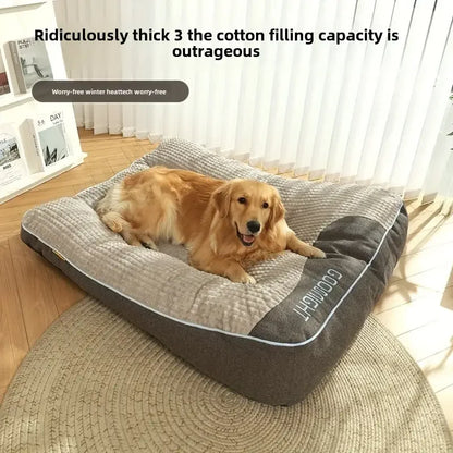 Orthopedic Extra Thick Dog Bed For Large Dogs Durable Kennel Cushion