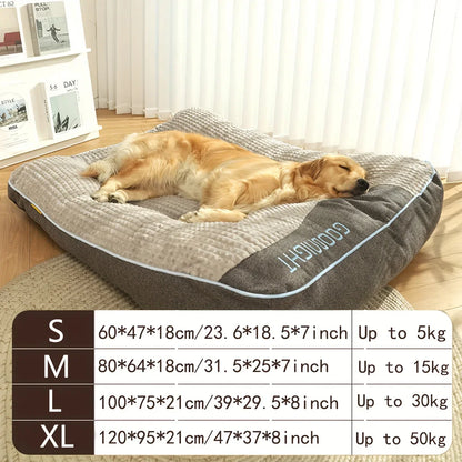 Orthopedic Extra Thick Dog Bed For Large Dogs Durable Kennel Cushion