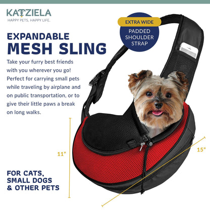 Expandable Sling Bag - Front Shoulder Pet Carrier
