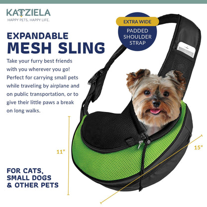 Expandable Sling Bag - Front Shoulder Pet Carrier