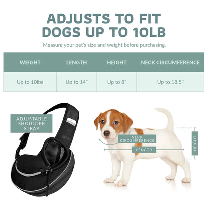 Expandable Sling Bag - Front Shoulder Pet Carrier