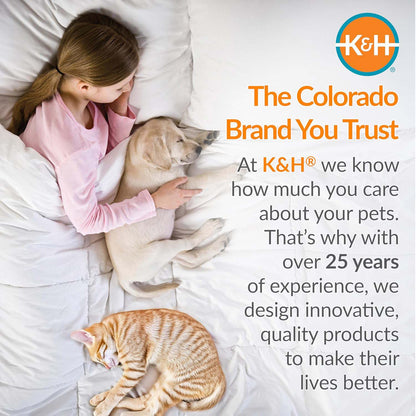 Indoor Heated Pad for Cats & Dogs, Thermostatically Controlled, Energy-Efficient, Safe for Arthritis & Comfort