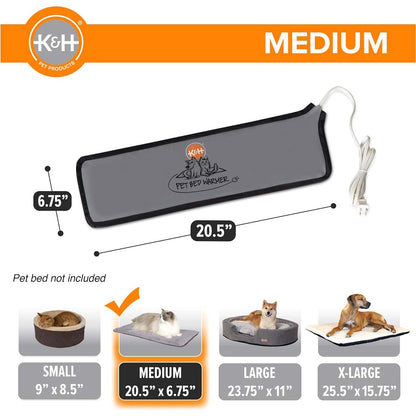 Indoor Heated Pad for Cats & Dogs, Thermostatically Controlled, Energy-Efficient, Safe for Arthritis & Comfort