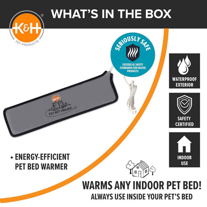 Indoor Heated Pad for Cats & Dogs, Thermostatically Controlled, Energy-Efficient, Safe for Arthritis & Comfort