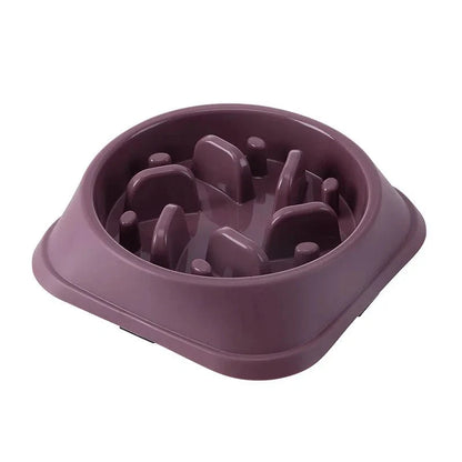 Pet Cat Dog Slow Feeder Bowl | Anti-Choking Non-Slip Maze Feeding Dish